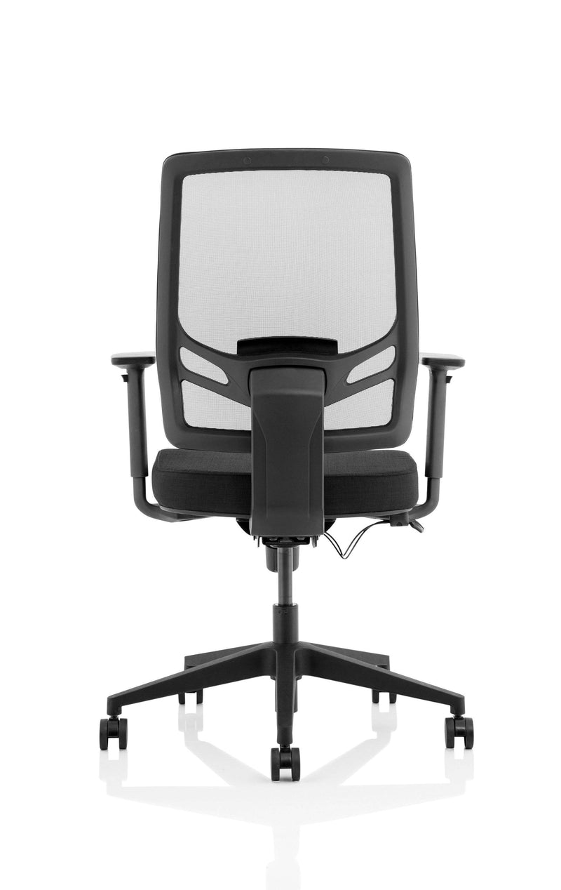 Ergo Twist Chair Black Fabric Seat Mesh Back - NWOF