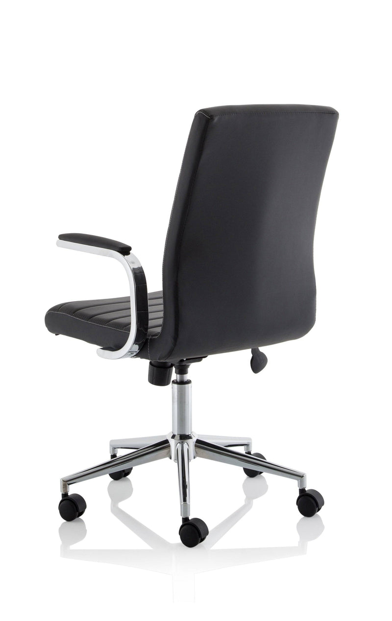 Ezra Executive Black Leather Chair - NWOF