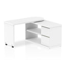 Fleur Smart Storage Desk White - NWOF