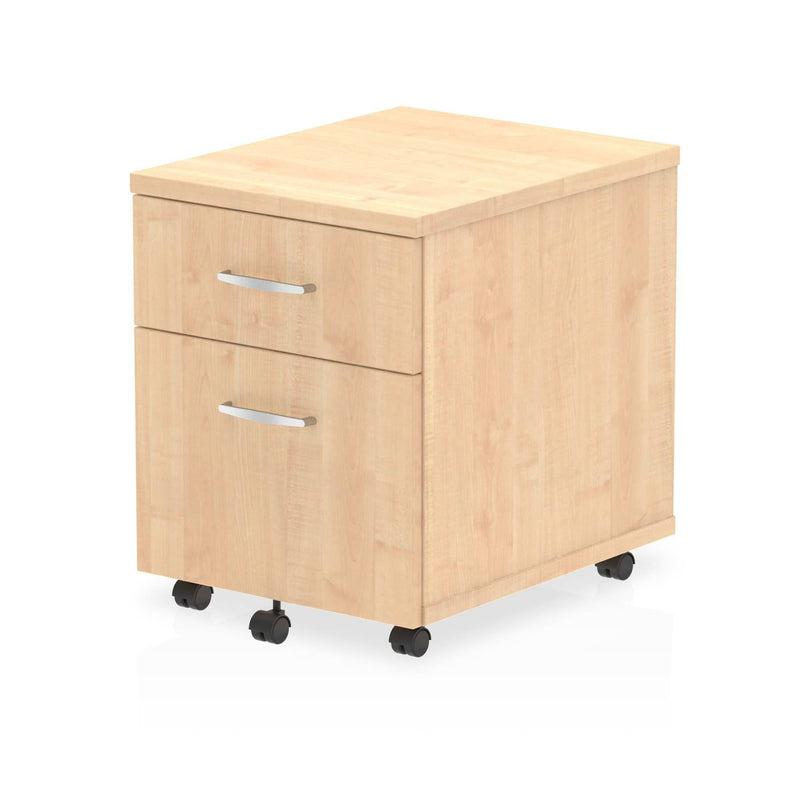 Impulse 2 Drawer Mobile Pedestal Maple - NWOF