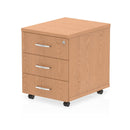 Impulse 3 Drawer Mobile Pedestal Oak - NWOF