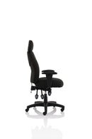 Jet Black Fabric Executive Chair - NWOF
