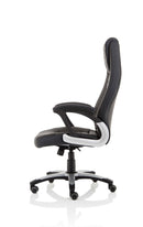 Metropolis High Back Black Leather Chair - NWOF