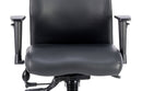 Onyx Ergo Posture Chair Black Bonded Leather With Arms - NWOF