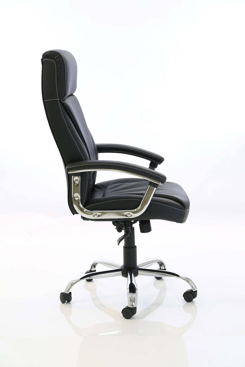 Penza Executive Black Leather Chair - NWOF