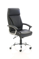 Penza Executive Black Leather Chair - NWOF