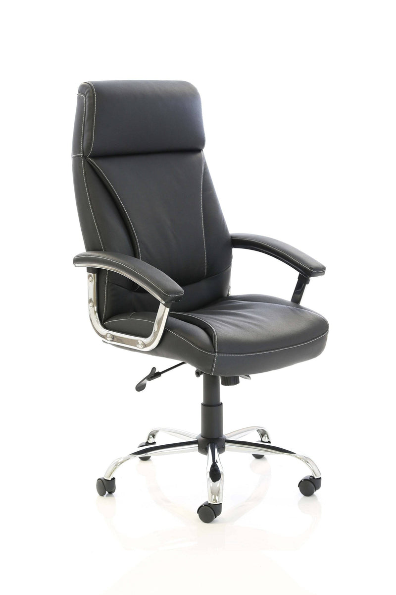 Penza Executive Black Leather Chair - NWOF