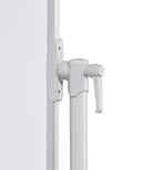 Revolving Whiteboard On Mobile Stand 120 x 120cm Lacquered Steel - NWOF