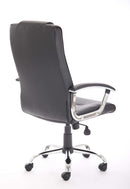 Thrift Executive Chair Black Leather - NWOF