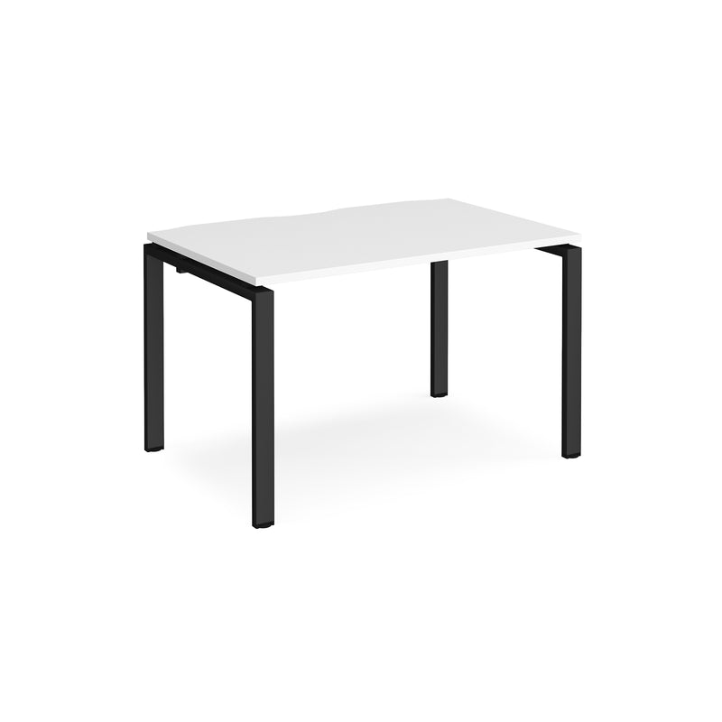 Adapt Single Desk 800mm Deep - White - NWOF