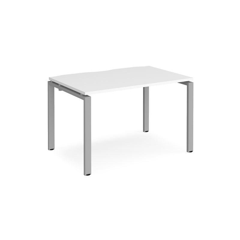 Adapt Single Desk 800mm Deep - White - NWOF