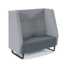 Encore² High Back 2 Seater Sofa 1200mm Wide With Black Sled Frame - NWOF
