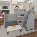 Encore² High Back 1 Seater Sofa 600mm Wide With Black Sled Frame - NWOF