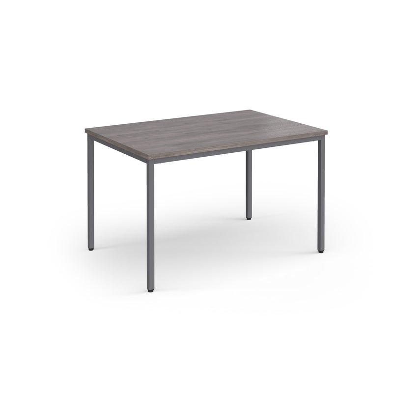 Flexi 25 Rectangular Table With Graphite Frame - Grey Oak - NWOF