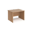 Maestro 25 800mm Deep Straight Desk With Panel End Leg - Beech - NWOF