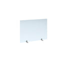 Straight 700mm High Free Standing Desktop Acrylic Screen - NWOF