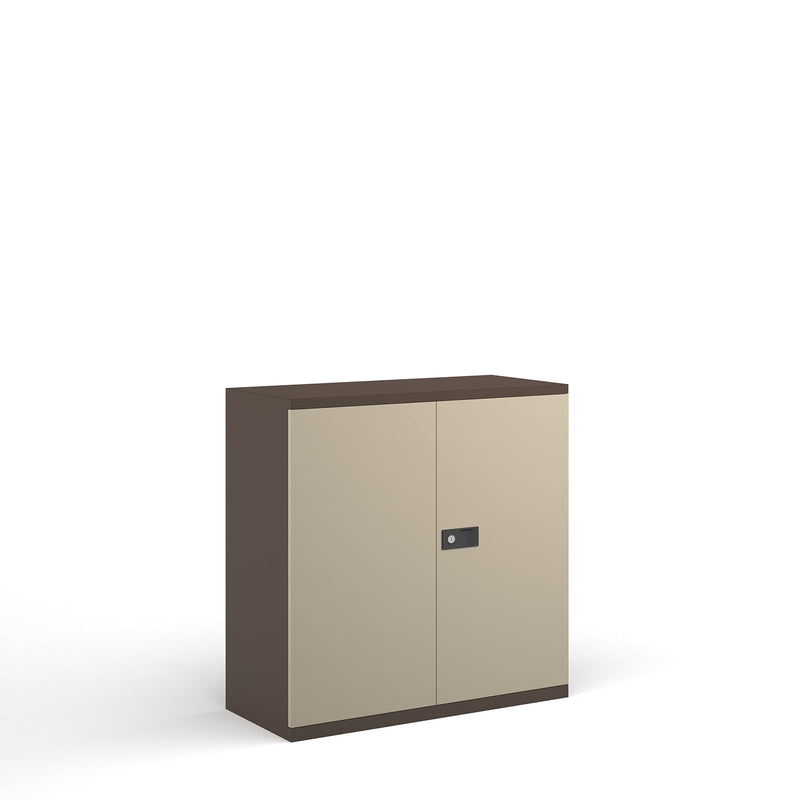 Steel Contract Cupboard - Coffee & Cream - NWOF