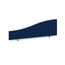 Wave Desktop Fabric Screen - Blue - NWOF