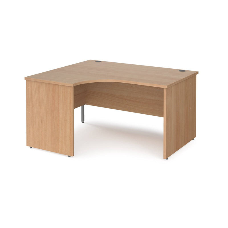 Maestro 25 Ergonomic Desk With Panel End Leg - Beech - NWOF