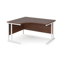 Maestro 25 Ergonomic Desk With Cantilever Leg - Walnut - NWOF