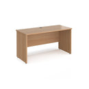 Maestro 25 600mm Deep Straight Desk With Panel End Leg - Beech - NWOF