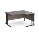 Maestro 25 Ergonomic Desk With Cantilever Leg - Grey Oak - NWOF