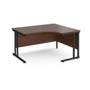 Maestro 25 Ergonomic Desk With Cantilever Leg - Walnut - NWOF