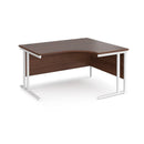 Maestro 25 Ergonomic Desk With Cantilever Leg - Walnut - NWOF
