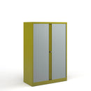 Bisley Systems Tambour Cupboard - Green - NWOF