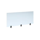 Straight 700mm High Desktop Acrylic Screen - NWOF