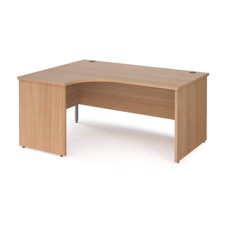 Maestro 25 Ergonomic Desk With Panel End Leg - Beech - NWOF