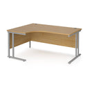 Maestro 25 Ergonomic Desk With Cantilever Leg - Oak - NWOF