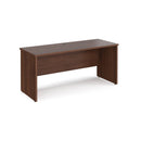 Maestro 25 600mm Deep Straight Desk With Panel End Leg - Walnut - NWOF
