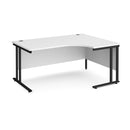 Maestro 25 Ergonomic Desk With Cantilever Leg - White - NWOF