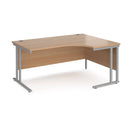 Maestro 25 Ergonomic Desk With Cantilever Leg - Beech - NWOF