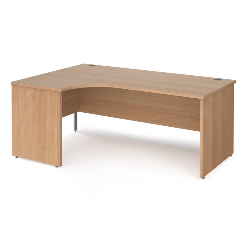 Maestro 25 Ergonomic Desk With Panel End Leg - Beech - NWOF