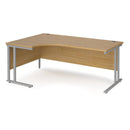 Maestro 25 Ergonomic Desk With Cantilever Leg - Oak - NWOF