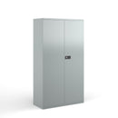 Steel Contract Cupboard - Silver - NWOF