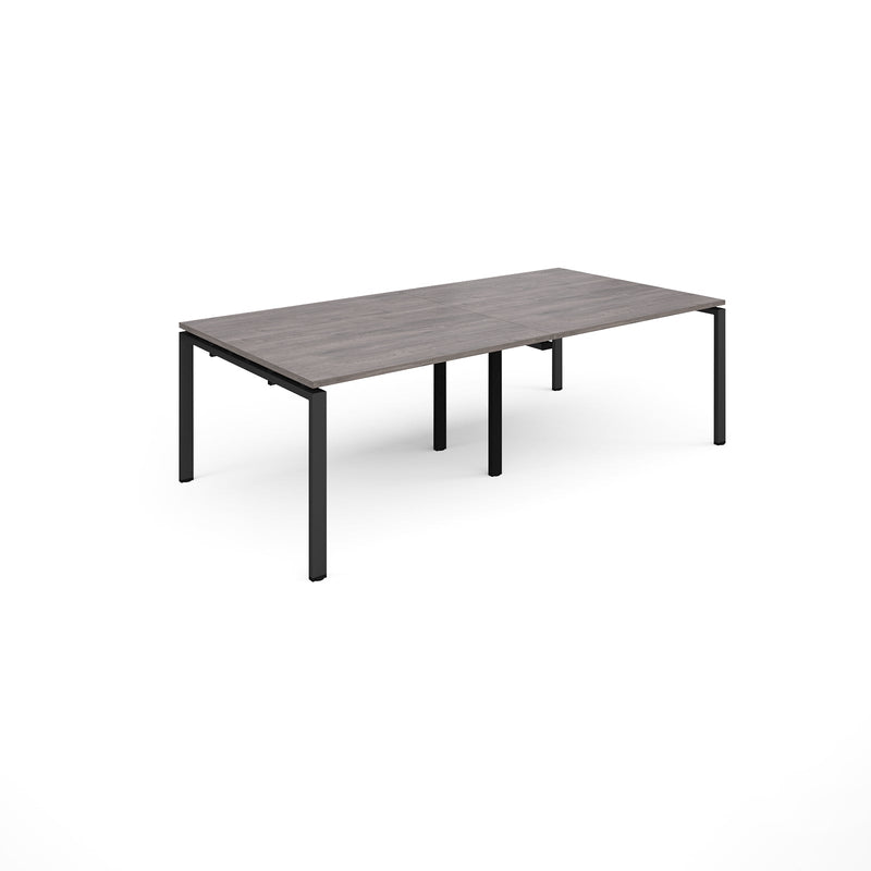 Adapt Rectangular Boardroom Table - Grey Oak - NWOF