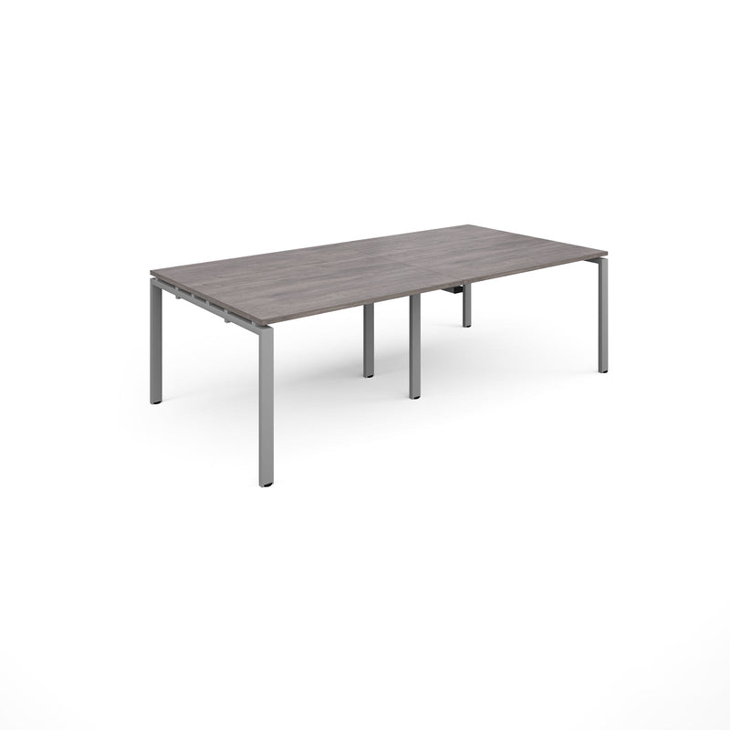 Adapt Rectangular Boardroom Table - Grey Oak - NWOF