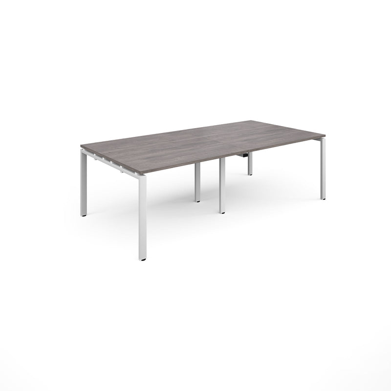 Adapt Rectangular Boardroom Table - Grey Oak - NWOF