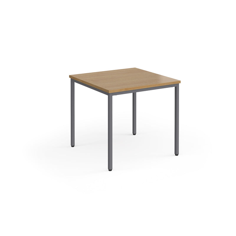 Flexi 25 Rectangular Table With Graphite Frame - Oak - NWOF