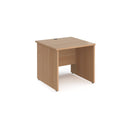 Maestro 25 800mm Deep Straight Desk With Panel End Leg - Beech - NWOF
