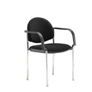 Coda Multi Purpose Stackable Conference Chair With Arms - NWOF
