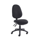 Black Dams Vantage 200 3 Lever Asynchro Operators Chair with no arms, ergonomic design and adjustable features.