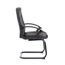 Cavalier Executive Visitors Chair - Black Leather Faced - NWOF