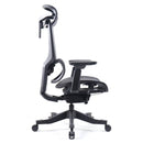 Elise Black Mesh Back Operator Chair With Headrest And Black Mesh Seat - NWOF