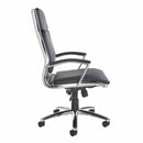 Florence High Back Executive Chair - Black Leather Faced - NWOF