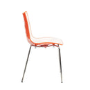Gecko Shell Dining Stacking Chair - Orange - NWOF