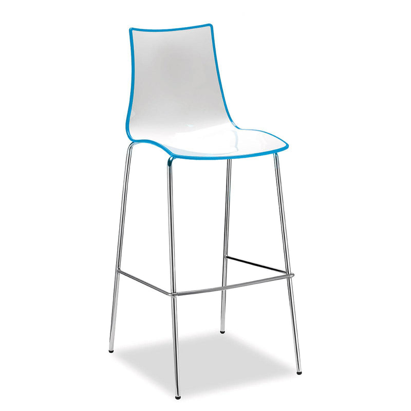 Gecko Shell Dining Stacking Stool - Blue - NWOF